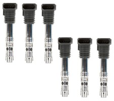 6 DELPHI Ignition COIL Kit For AUDI 2003 2004 2.7L V6 A6 Quattro Allroad Quattro