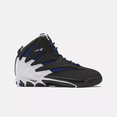 Men Reebok The Blast Basketball Shoes Size 14 Black White Blue 100033876