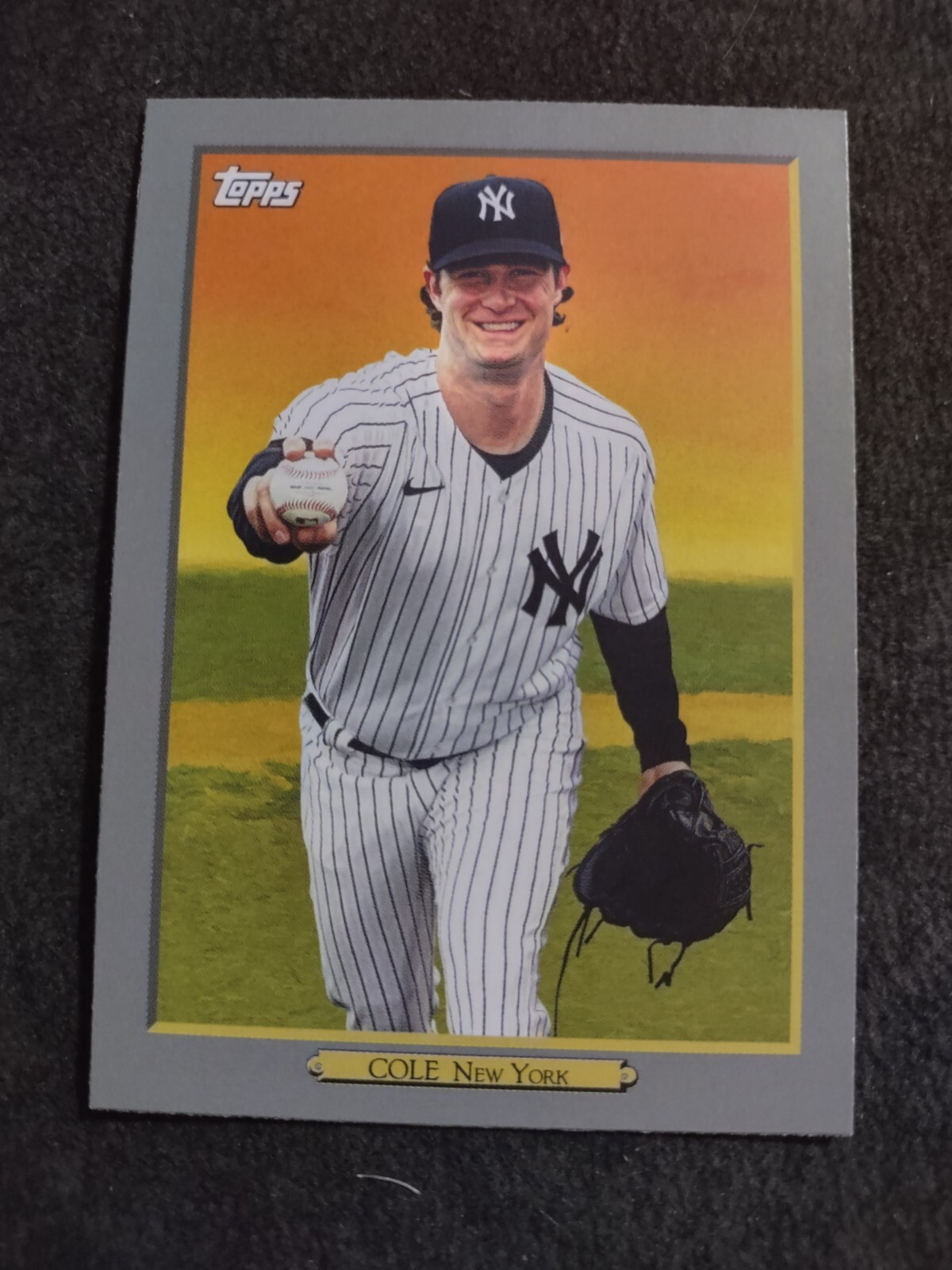 2020 Topps Update Turkey Red #TR-22 Gerrit Cole New York Yankees Baseball Card
