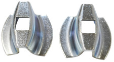 Rear Bumper End-to-body Bell Spacer Set 55 Chevy Bel Air Key Parts 0901-027 Rear Bumper End-to-body Bell Spacer Set 55 Chevy Bel Air Key Parts 0901-027