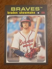 2020 Topps Heritage Minor League #104 Braden Shewmake Mississippi Braves