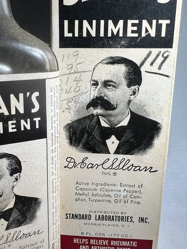 Vintage Sloan's Liniment Bottle and box - Picture 1 of 11
