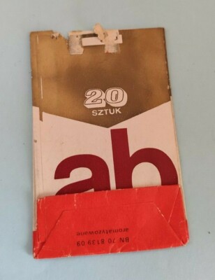 ab cigarettes AB SZTUK POLONIA PACCHETTO SIGARETTE CIGARETTES EMPTY VUOTO PACKET