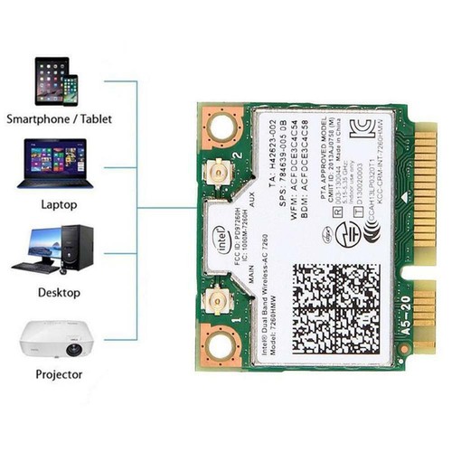 Für Intel 7260HMW Dualband Wireless-AC 7260 867Mbps Wifi For Intel Q2025 Q4U6 - Photo 5/8