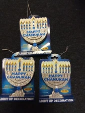 3 x Rite Lite B-HL-15 5.75 x 4 ft. Batt Op Chanukah LED Table Decoration
