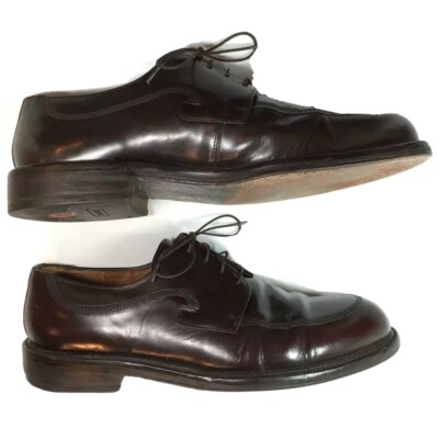 Lloyd of Germany Dress Shoes Handmade Leather Burgundy Sz US 