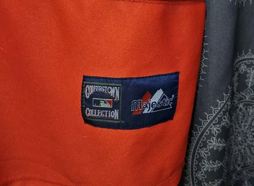 Vintage 90s Majestic Mens Size XL Retro Houston Astros Baseball