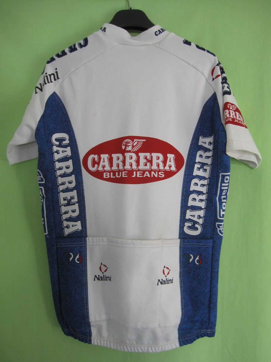 Maillot Cycliste Carrera Blue Jeans tour 1996 Nalini Jersey cycling - 4 / L