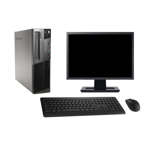PC Lenovo M91p SFF Intel I3-2120 4Go Disque 2To Graveur Wifi W7 Ecran 22" - Photo 3/4