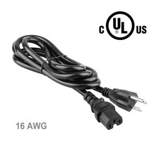 6ft UL 16AWG AC Power Cord for HP Procurve Network Switch 3 Prong Notched Plug