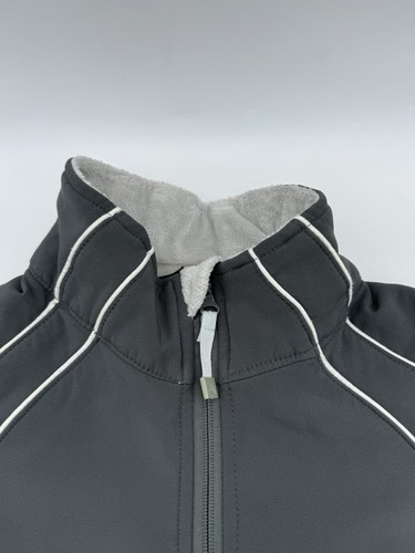 Snozu Women's Softshell Jacket XL Full Zip Fleece Lined Zip Pockets Black EUC - Picture 6 of 9