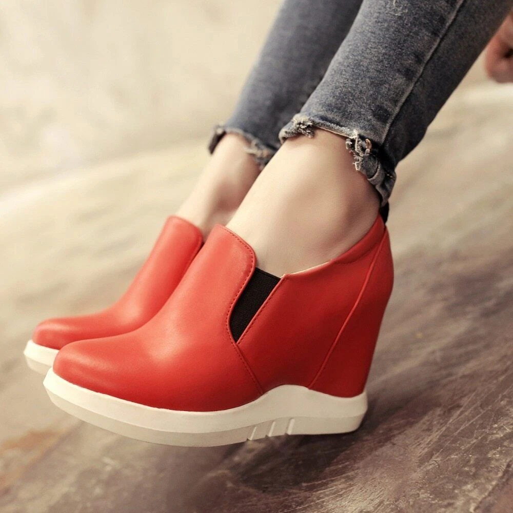 Thick hotsell wedge sneakers
