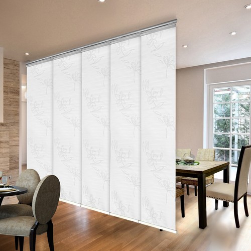 Panel Track Sliding Vertical Blinds 36-153"W (3-7 Panels) - Bloom - Picture 28 of 45