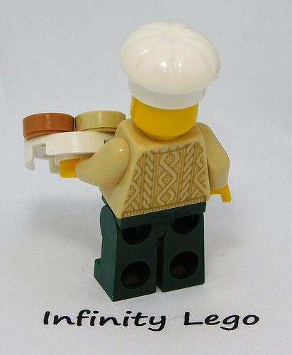 LEGO Pastry chef Minifig Advent Calendar 2018 Vender Chef Set Jam cookie 60201-1 - Picture 2 of 2
