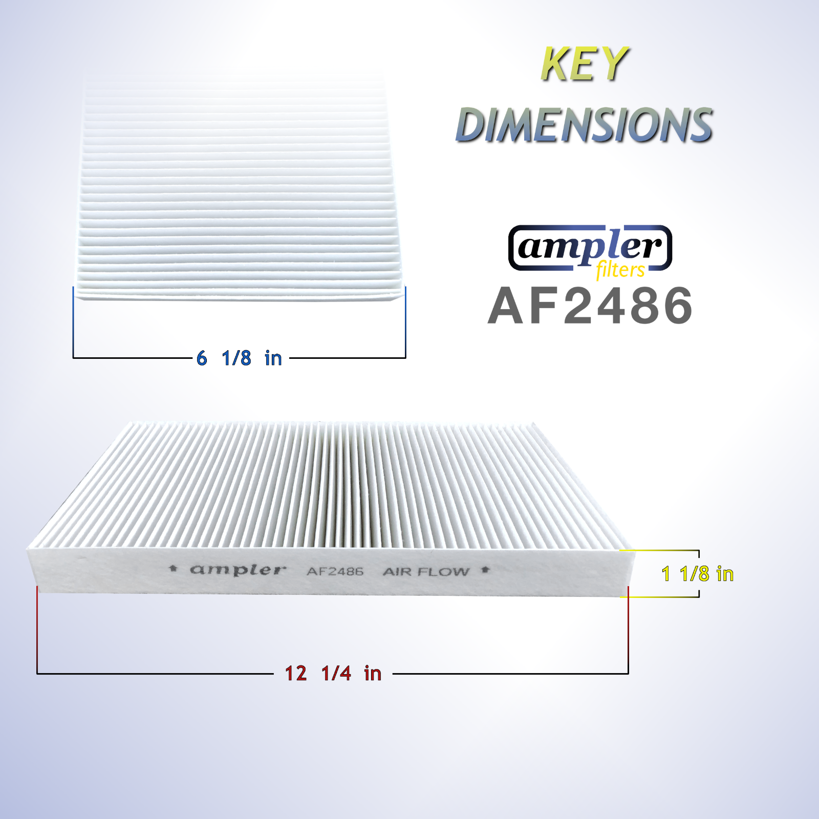 Cabin Air Filter for International - AF2486, 3839141C1, AF27958  