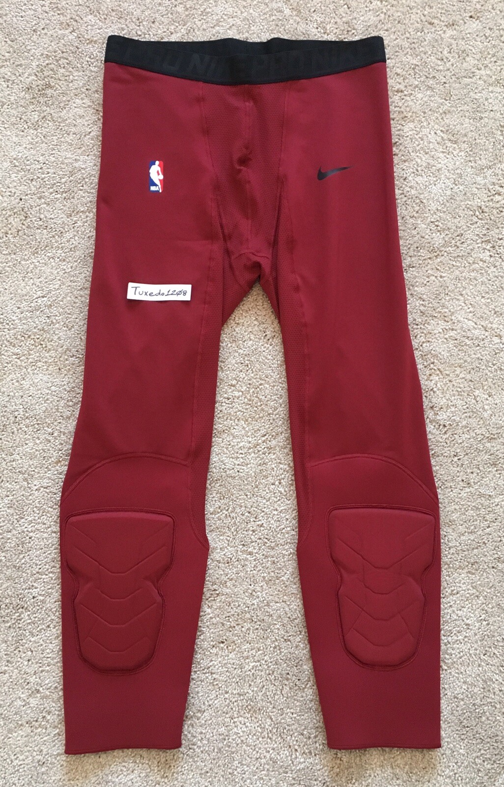 New! Nike Pro NBA 3/4 Padded Compression Pants sz 2XLT Lebron James