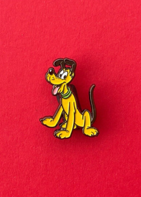 Pin/Anstecknadel/Emaille-Brosche für PLUTO* Fans/HUND/DOG/Bluthund