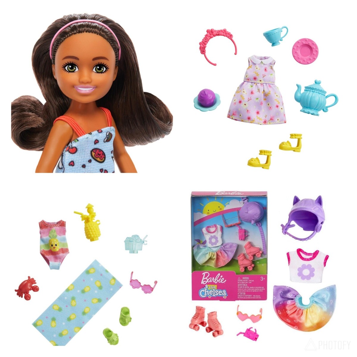 Barbie Club Chelsea Doll HXM97 - Chelsea Doll Accessory Pack Lot