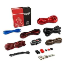 DS18 4 Gauge Amp Kit High Performance Amplifier Complete Install Wiring Cables