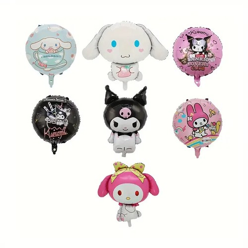 Hello Kitty Seven Piece Jumbo Party Balloon Set, perfect for any celebration!! - 第 1/8 張圖片