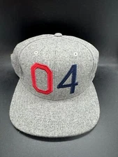 Fourstar Clothing Hat OG Adjustable Snapback Grey Blue Red Wool Blend
