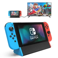 For Nintendo Switch/OLED Charger TV HDMI Charging Dock Stand LAN/Normal Model