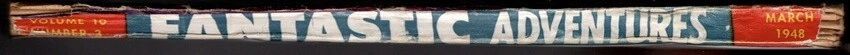 Fantastic Adventures Vol. 10, No 3, March 1948, Contents Shown Foto 2 de 3
