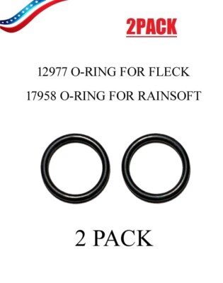 2 Pack - 12977 O-Ring for Fleck / 17958 O-Ring for RainSoft / FDA EPDM Material