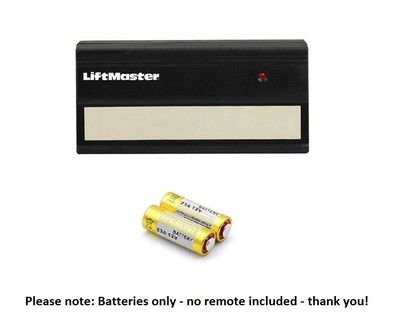 (2) Battery for Liftmaster 61LM garage door opener remote A23 - S L400