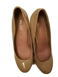 aldo nude wedges