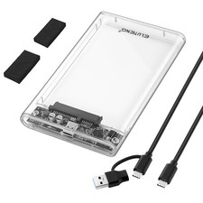ELUTENG 2.5'' Hard Drive Enclosure 5Gbps USB 3.0 to SATA External Hard Drive ...