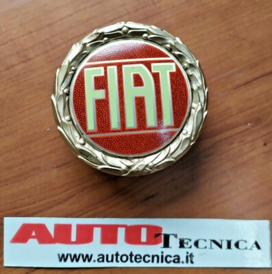 Fiat 124 850 RED BOMISA MILAN LOGO EMBLEM SHIELD COAT OF ARMS NEW AND ORIGINAL