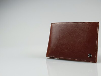 Zippo Brown Leather Bifold Wallet (130mm x 100mm) *New in Box* - L51090