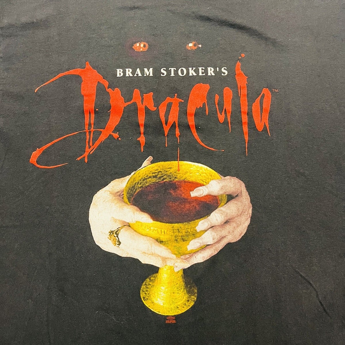 Vintage Rare 90s Bram Stokers Dracula Movie Promo T Shirt Single