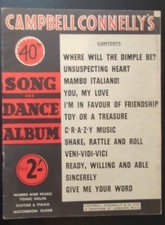 Campbell Connelly's 40th Song Dance Album Sheet Music 12 Songs