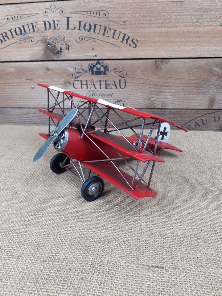 Декоративная модель самолета-триплана Red Baron Первой мировой войны - Изображение 2 из 4