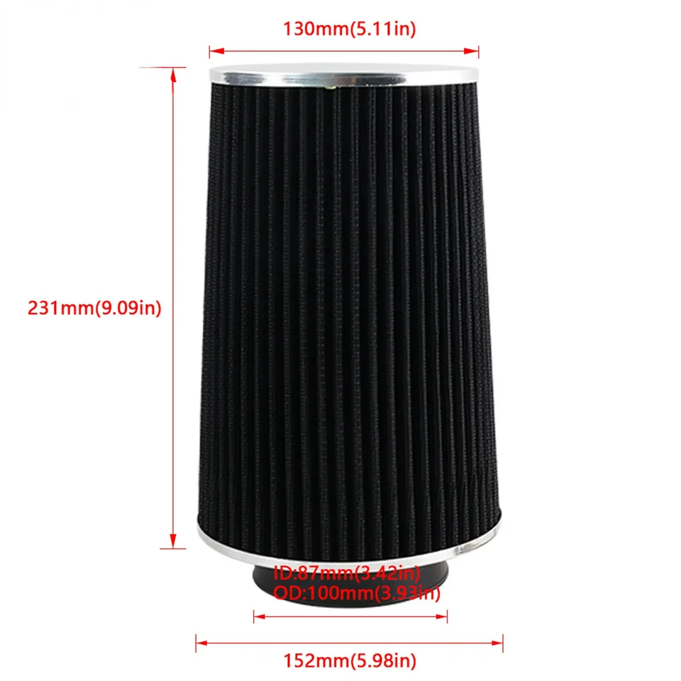 Sistema de admisión de aire frío + filtro para motor GMC Tahoe Yukon 2007-08 4,8 L 5,3 L V8 Foto 3 de 4