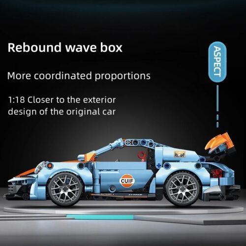 523 PCS Technical Porsche 911 Sports Car Model Building Blocks Set Collectible - Picture 6 of 10