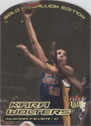 2000 WNBA Fleer Ultra Gold Medallion 100G Kara Wolters Houston