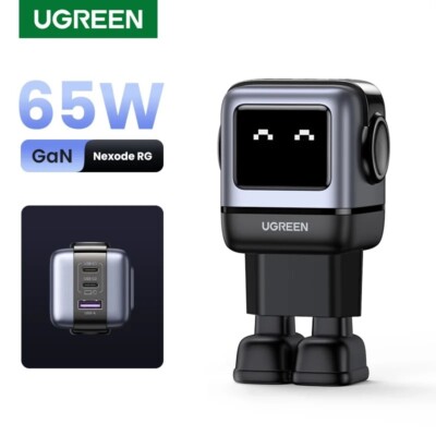New！UGREEN 65W GaN Charger Robot Design Quick Charge
