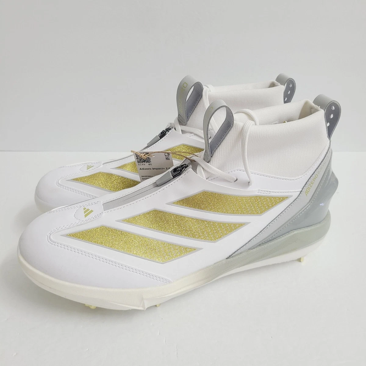 Adidas Adizero Impact+ 2.0 White Gold Metallic for sale | eBay