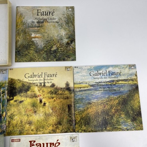 4 5 Disc Set CD Faure Chamber Music Melodies Lieder Brilliant Classics O2 - Picture 4 of 9
