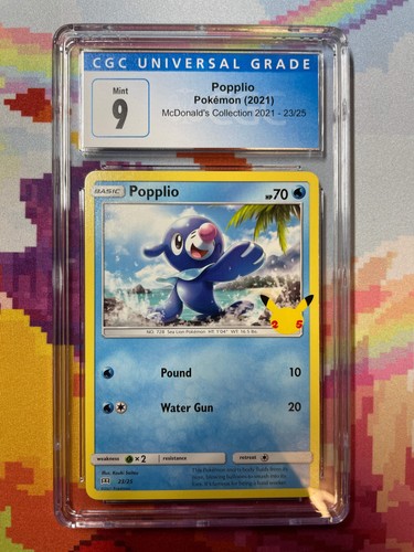 Popplio graded CGC 9 for sale on eBay