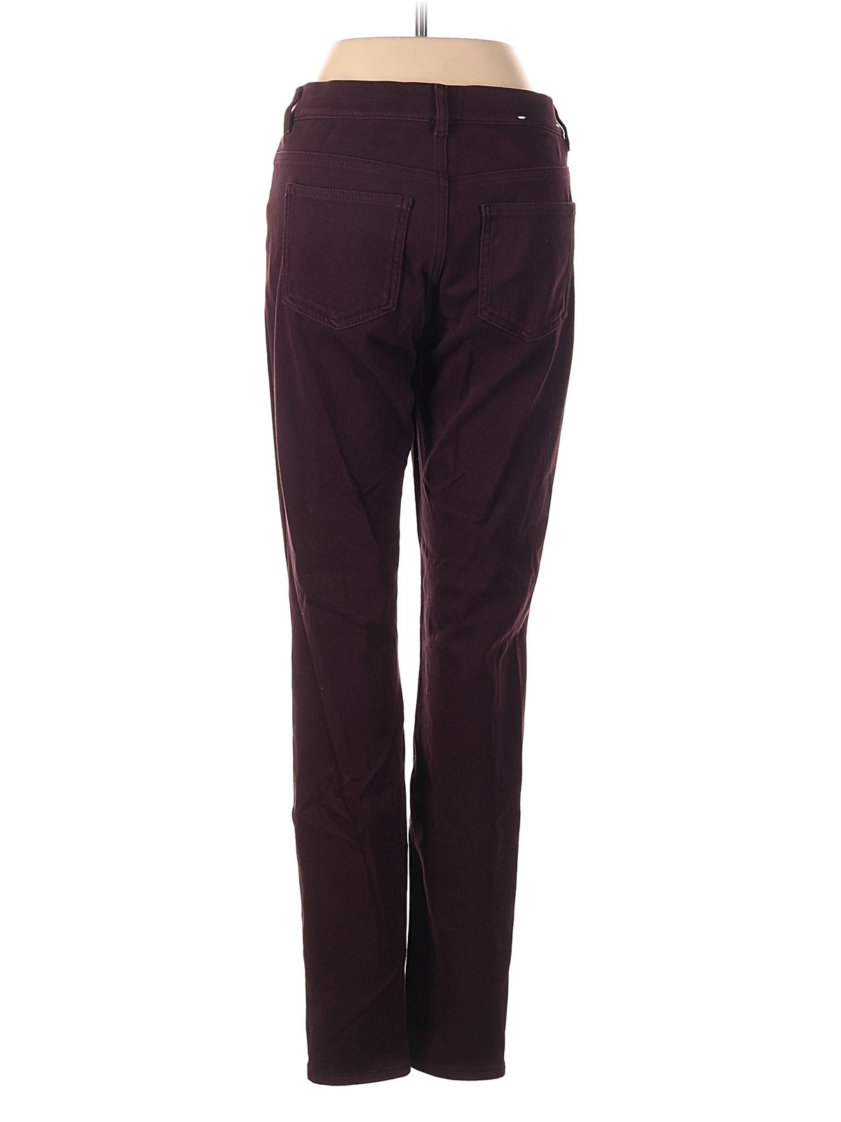 Uniqlo Women Red Casual Pants 28W thumbnail 2