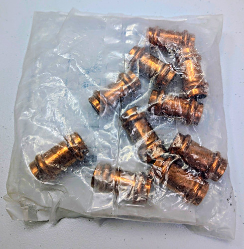 FNW Copper Coupling w/ Stop, Female x Female 1/2 in x 1/2 in FNW/5V0576D