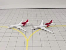 2x Dassault Falcon 8X Business Jet Models Airport 1:400 Scale Limited Edition