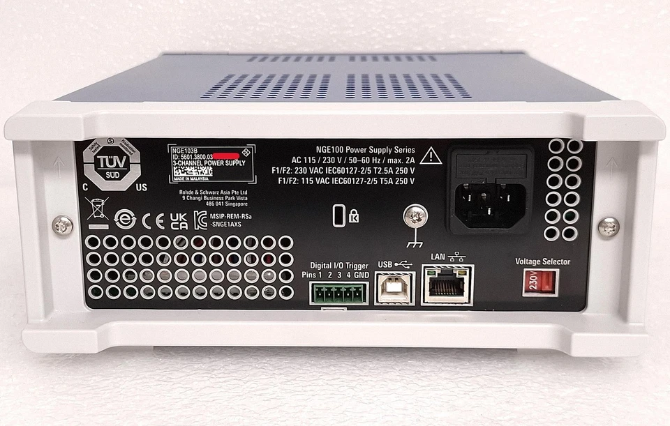 Rohde & Schwarz (R&S) NGE103B Bench Power Supply 3 Output 0 - 32V 0 - 3A - Image 4 of 4