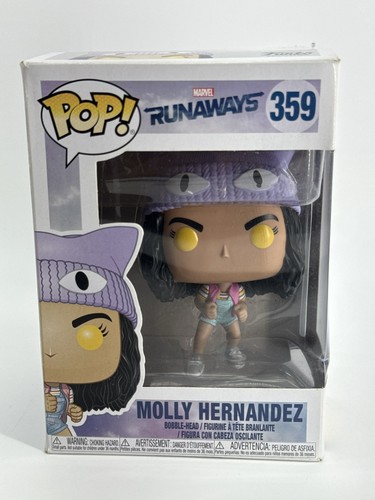 Funko Pop Molly Hernandez Marvel Runaways Figure Box Displayed Red 2018