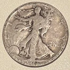 1923-S Walking Liberty Half Dollar 90% Silver US Coin Collectible