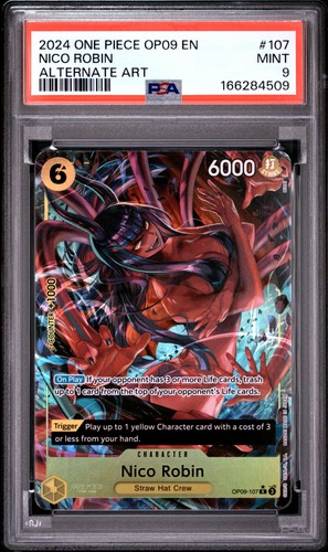 Nico Robin (Parallel) graded PSA 9 for sale on eBay